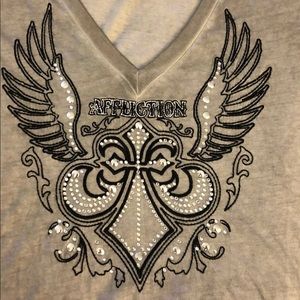 Affliction shirt women’s XL